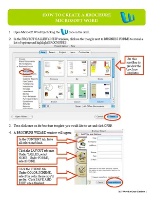 Microsoft Brochures Examples