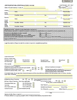 State Certificates