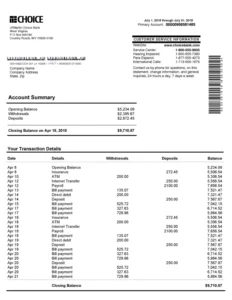 United Kingdom Novelty Bank Statement Generator