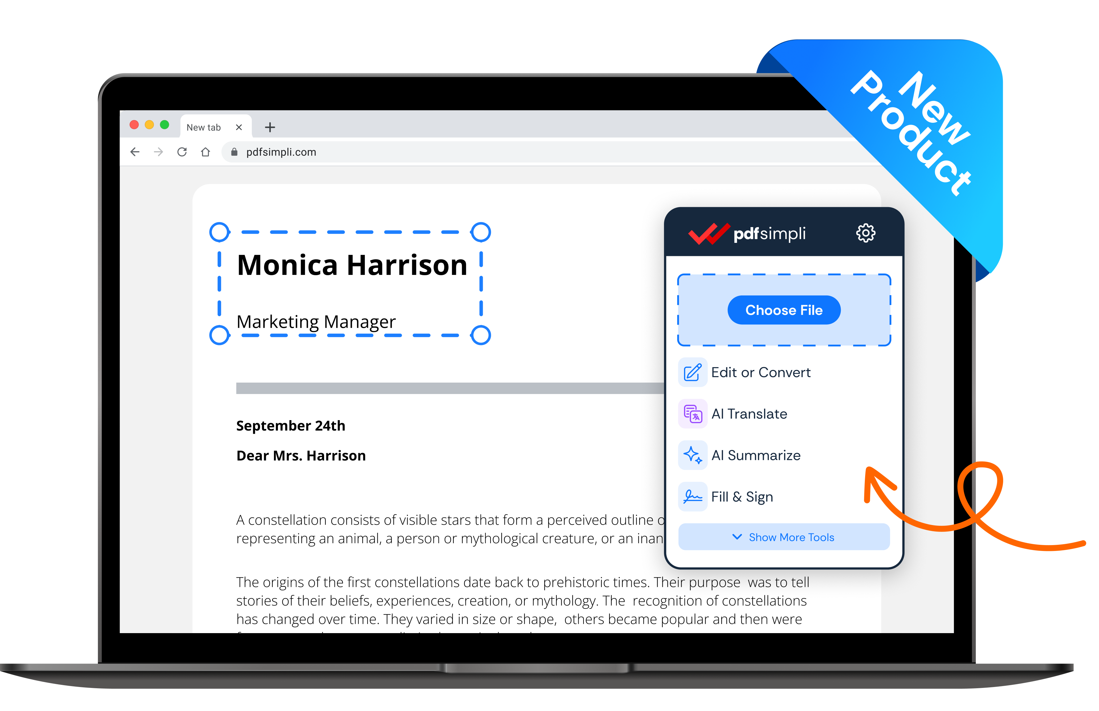 Chrome extension preview