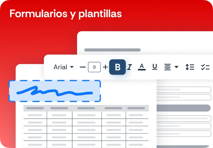 Formularios y plantillas