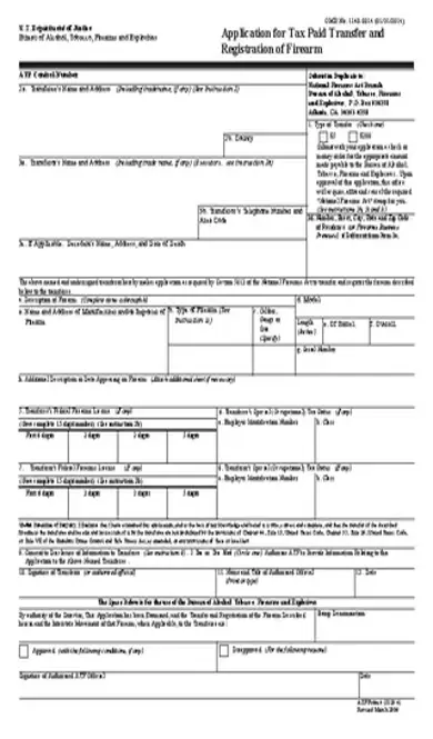 Atf Form 4