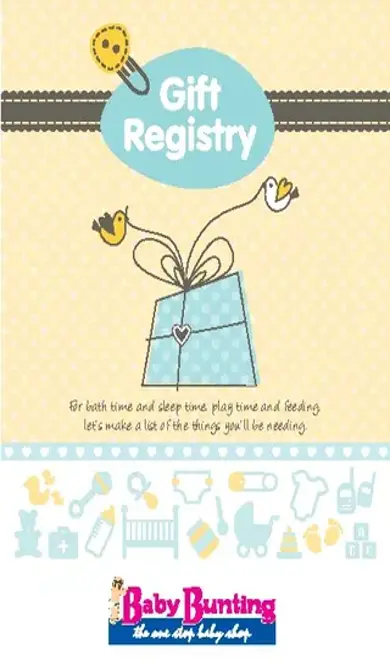 Baby Gift Registry Checklist