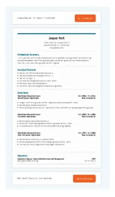 Basketball Coach Resume1