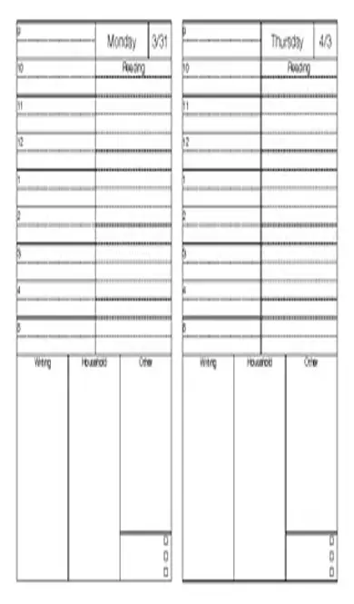 Best Student Daily Planner Template