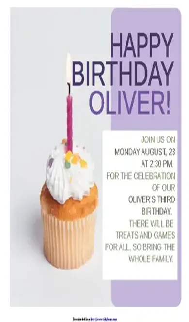 Birthday Invitation Template 2