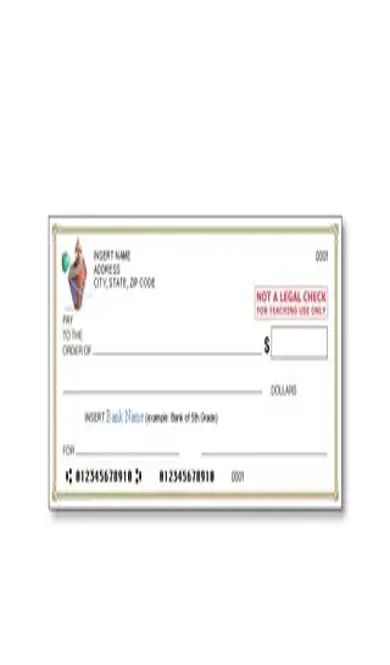 Blank Check For Kids Download Word Doc