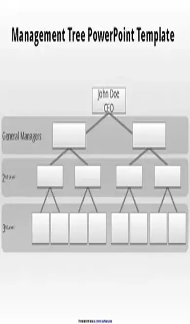 Blank Organizational Chart 3