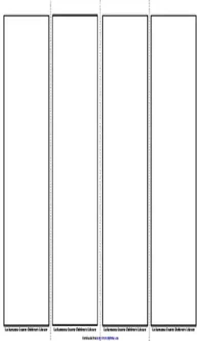 Bookmark Template 1