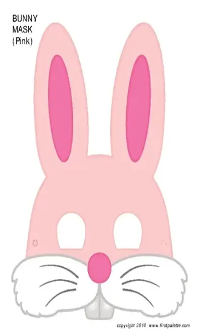 Bunny Face Template 1