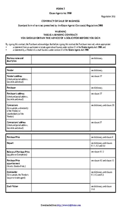 Business Contract Template 2