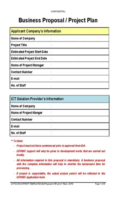 Business Proposal Templates