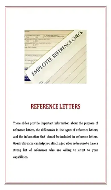 Business Reference Letter For Employment