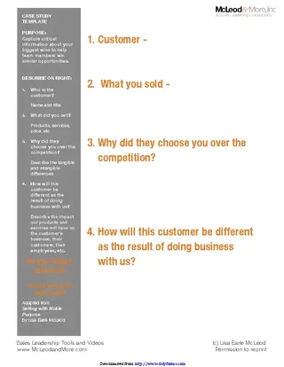 Case Study Template 2