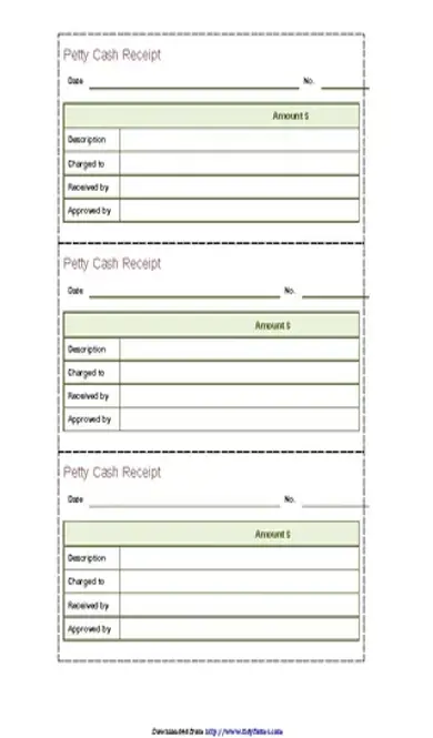 Cash Receipt Template 3