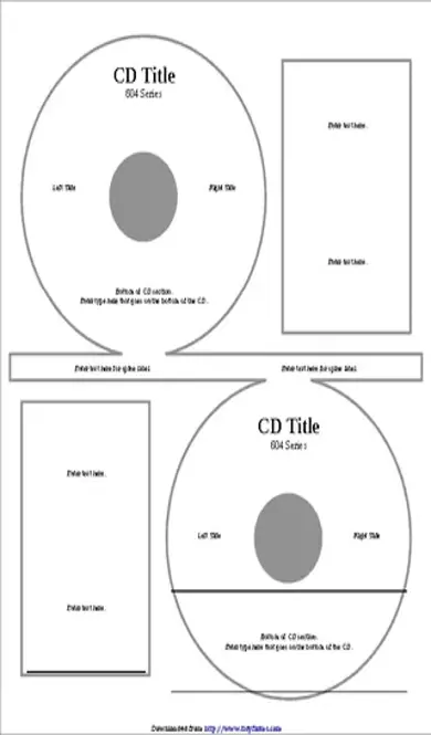 Cd Label Template 1