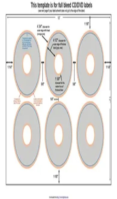 Cd Label Template 3