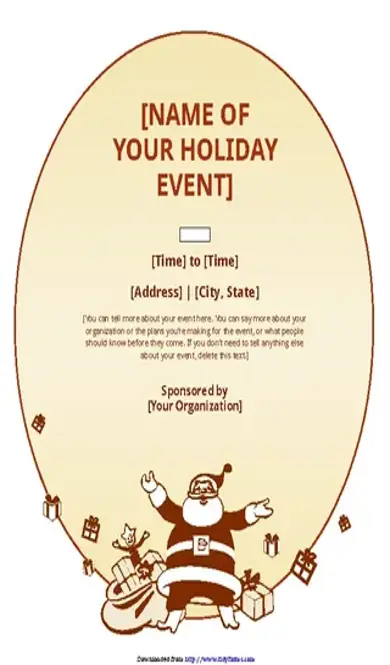 Christmas Event Flyer Template