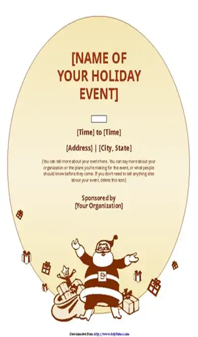 Christmas Event Flyer