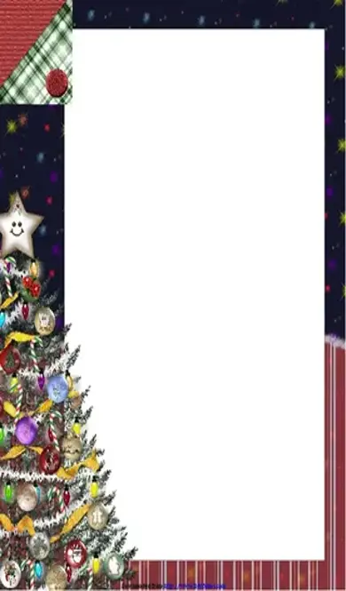 Christmas Letterhead Template 3