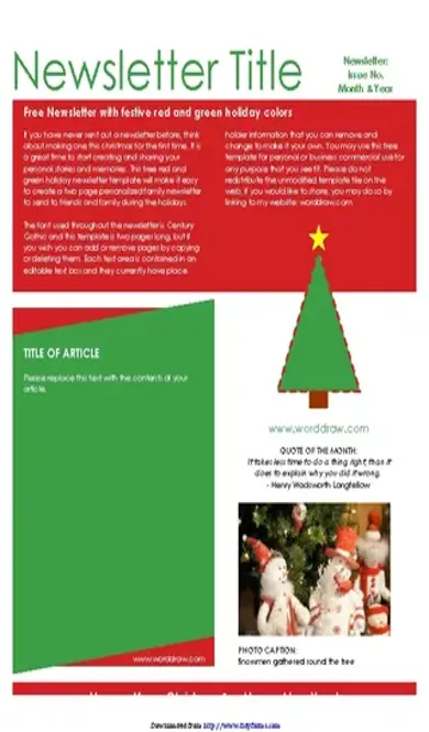 Christmas Newsletter 3