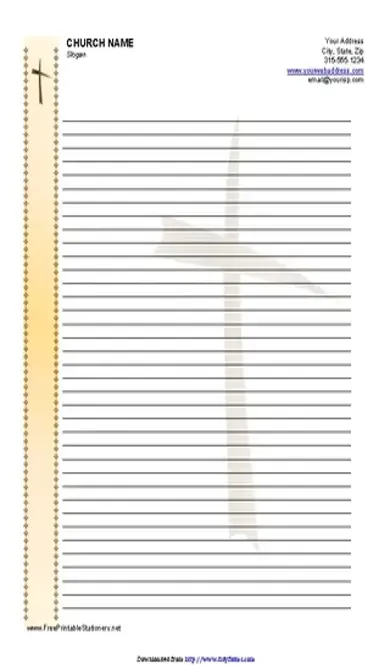 Church Letterhead Template 1