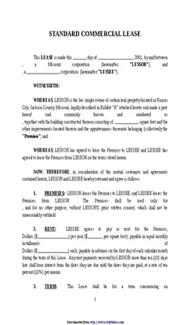 Commercial Lease Agreement 3