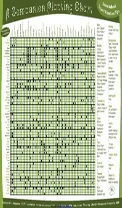 Companion Planting Chart 1