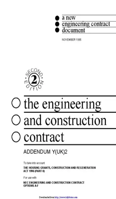 Construction Contract Template 1