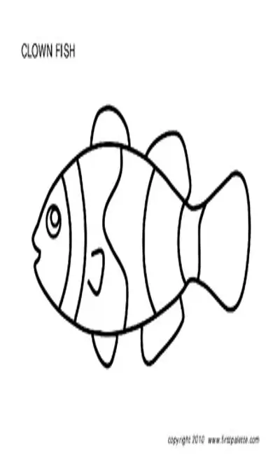 Crown Fish Template