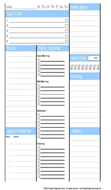 Daily Route Planner