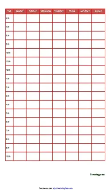 Daily Sales Plan Template