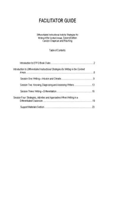 Differentiated Instruction Activity Template