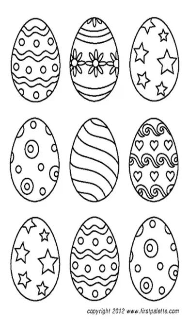 Easter Egg Template 2