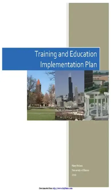 Education Implementation Timeline