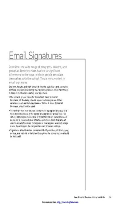 Email Signature Example 1