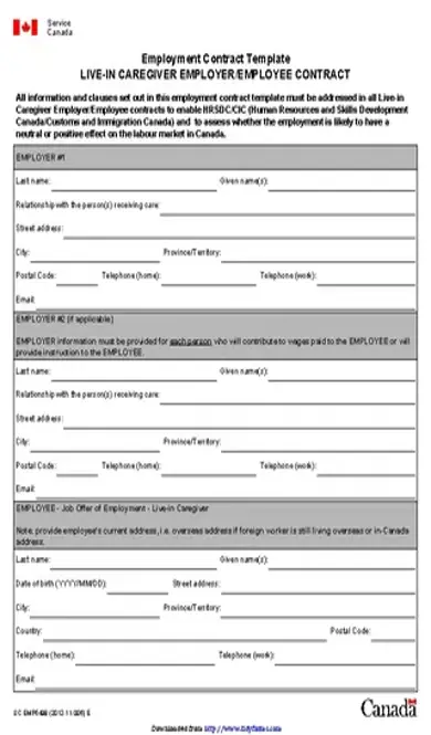 Employment Contract Template 2