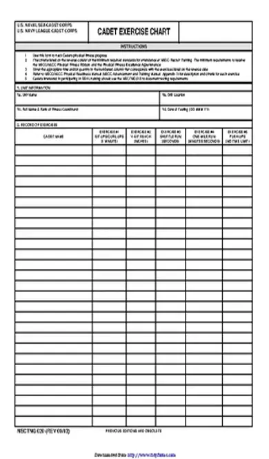 Exercise Charts