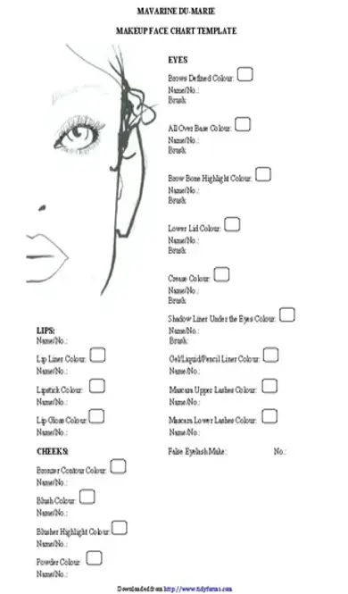 Face Chart 2