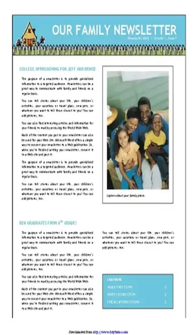 Family Newsletter