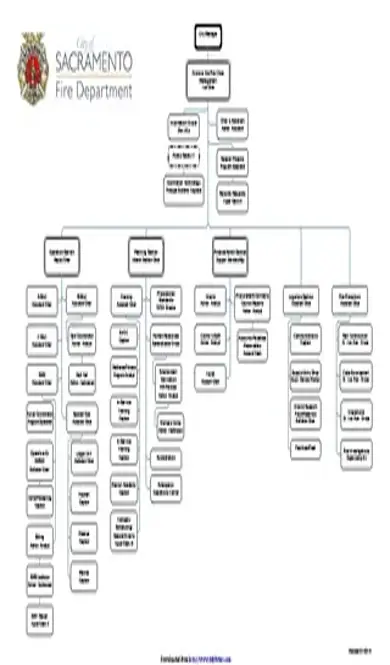 Fire Department Organizational Chart 2