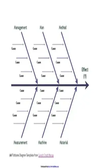 Fishbone Diagram Template 2