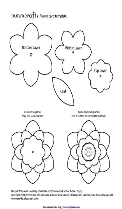 Flower Template 1