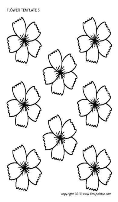 Flower Template 2