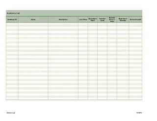 Free Printable Inventory Count Sheets1