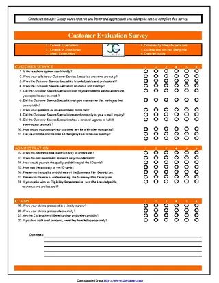 General Evaluation Template 2