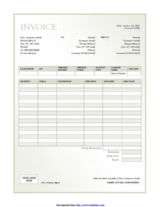 General Invoice Template 3