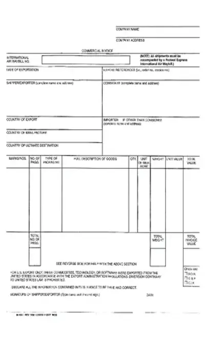 General Invoice Template