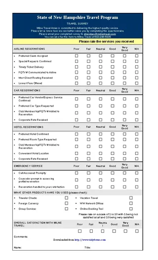 General Survey Form 4