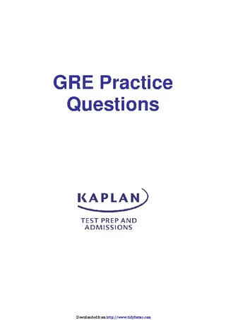 Gre Sample Questions Template 3